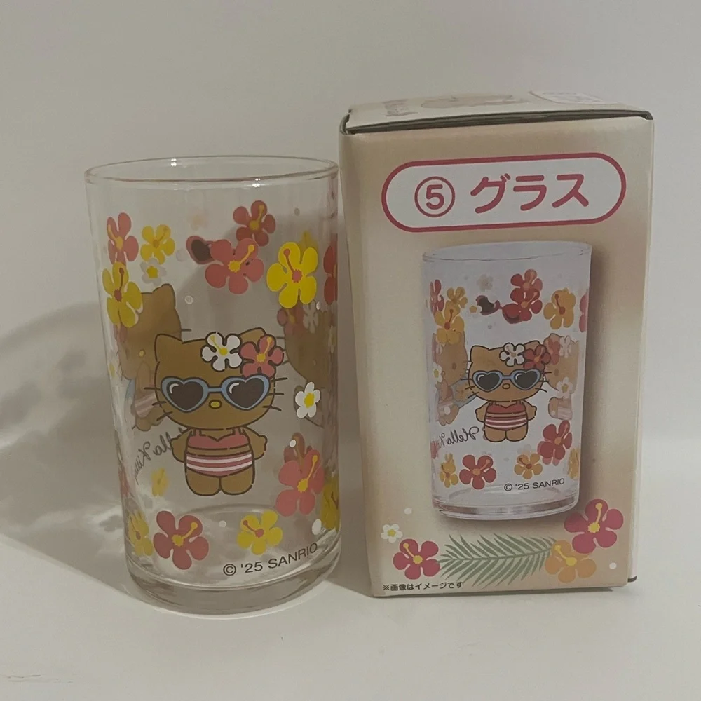 Hello Kitty Tan Kuji Glass Cup